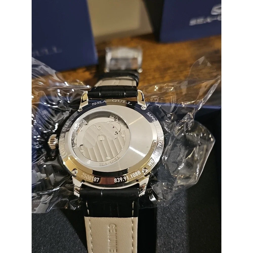 2025 Seagull ST17 Movement Automatic Mechanical Watch Transparent Case Back‎